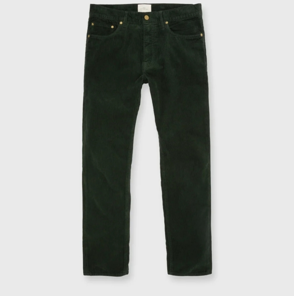 Sid Mashburn Corduroy 5-Pocket Pant - Forest